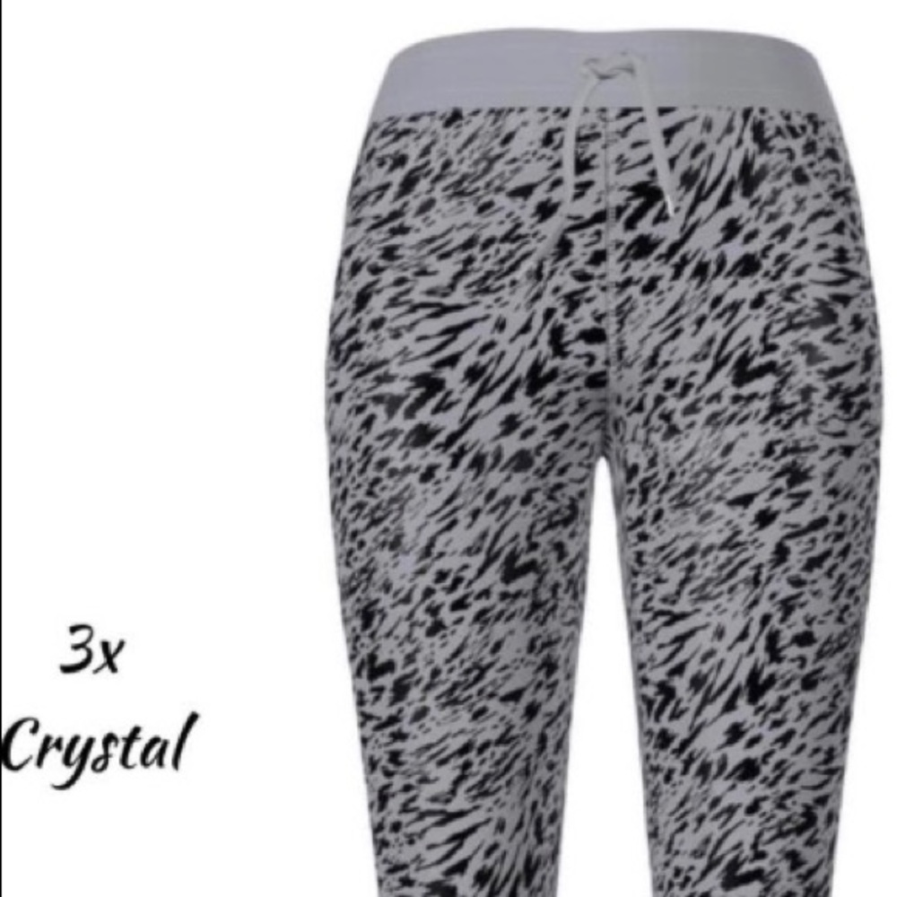 3X Lularoe Crystal Crop Pant NWT
